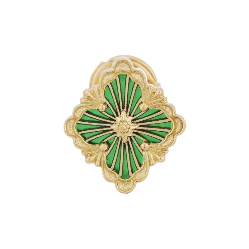 BUCCELLATI Opera Tulle Collection Stud Earrings Women's Green-1