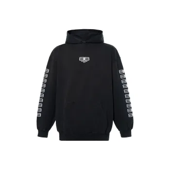 Balenciaga Bb Paris Icon Medium Fit Hoodie