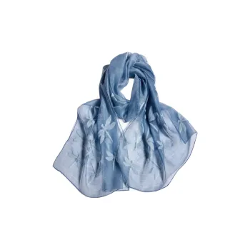 Red Bean Wool Mulberry Silk Blend Silk Scarves Women's