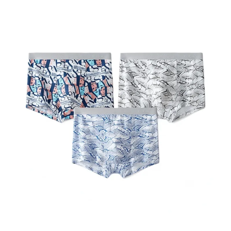 H YXIANG Underpants Men's 3 Pack-8