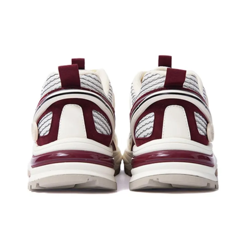 KILLWINNER Anti Slip Wear Resistant Low Top Casual City Commute Running Shoes Unisex White Red-4