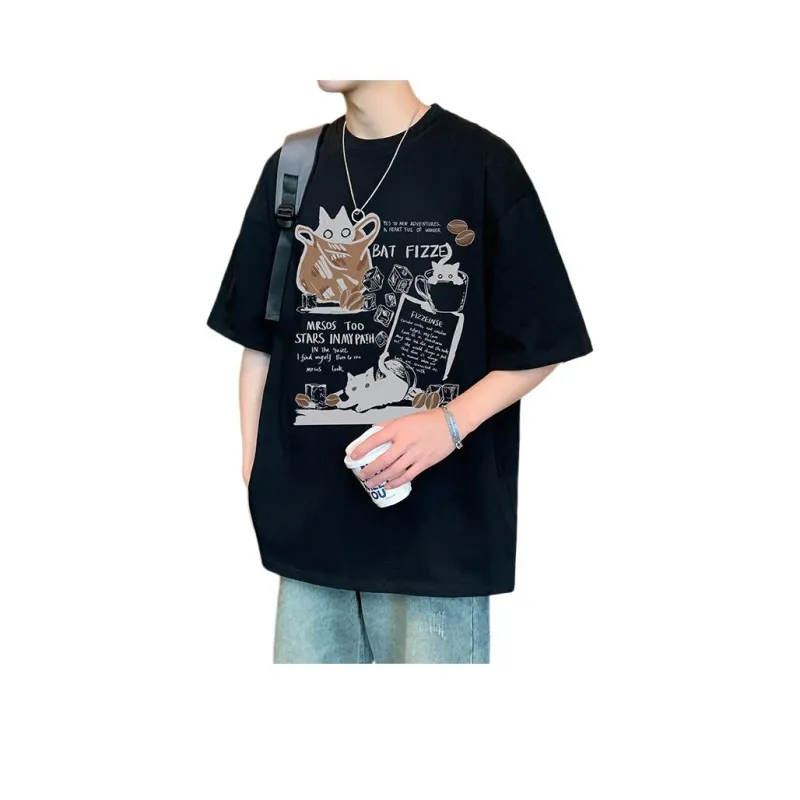 TESTUNG Fashion Minimalist Style T Shirt Men's-12