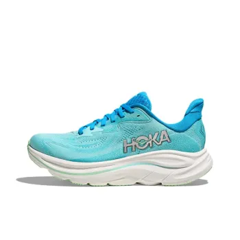 HOKA ONE ONE CLIFTON 10 Anti Slip Wear Resistant Low Top Casual Running Shoes Women's Blue