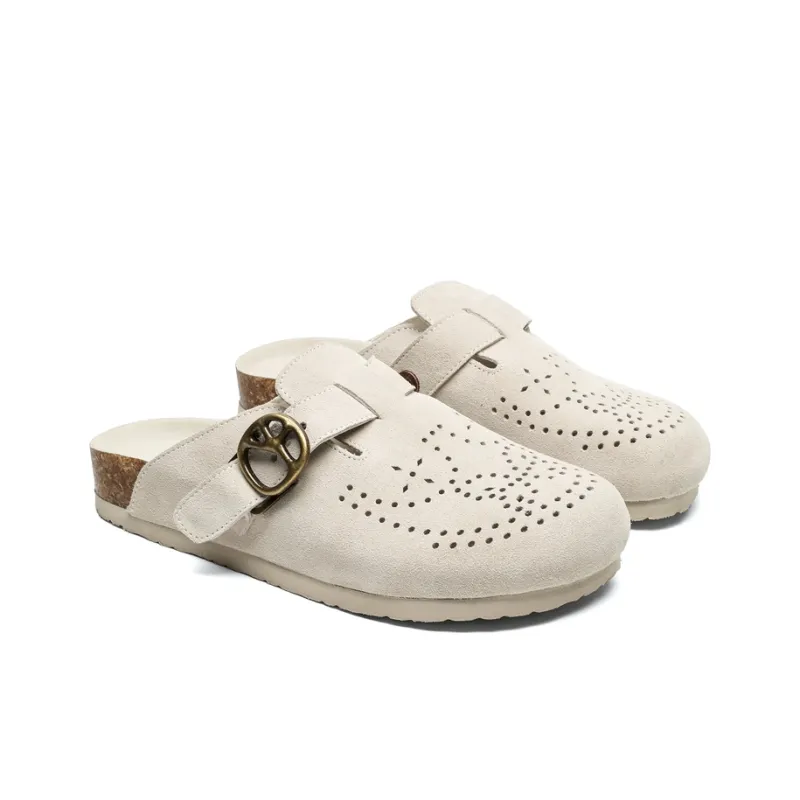 MOMGOG Rubber Sole Abrasion Resistant Slip Resistant Closed Toe Slippers Unisex-7