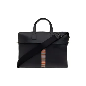 Paul Smith Cow Leather Briefcases Men's Black
