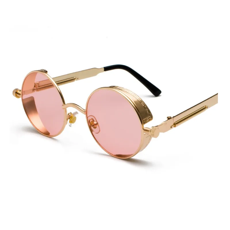 SOMAN Metal Round Sunglasses Unisex-22