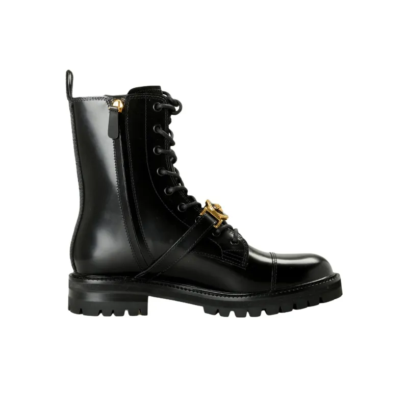 FANSIZHE Medusa Ankle Boots Men's Black-1