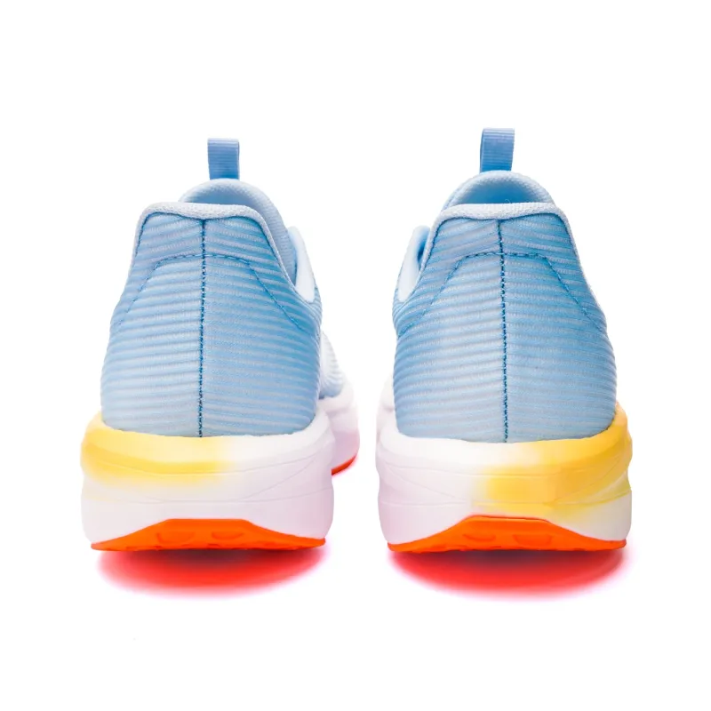 TEPOR Running Shoes Unisex Low Top Misty Blue/Dusk Cloud White/Gradient Black/Ice Blue Pink/Starburst Orange/Duorolan-41