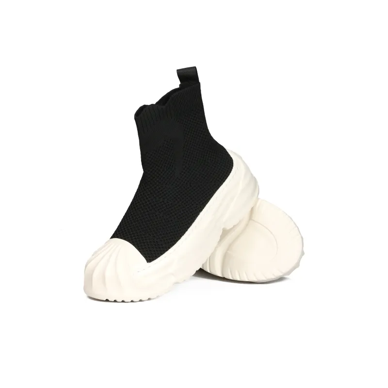 Thai Points Ankle Boots Men's Black-3