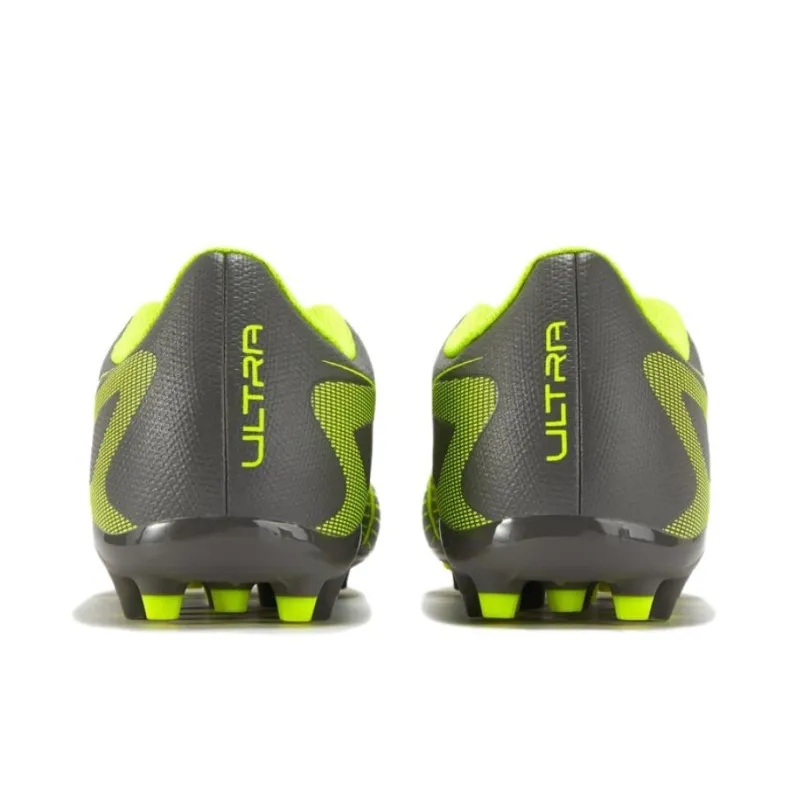 PUMA ULTRA 5 Collection Soccer Shoes Unisex Low Top Matte Distressed Silver/Yellow-3