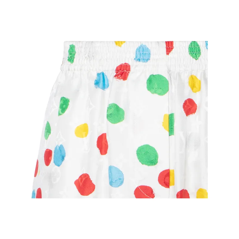 LOUIS VUITTON Louis Vuitton X Yayoi Kusama SS23 Casual Shorts Women's White-3