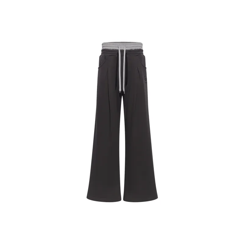 BLINDNOPLAN Casual Pants Unisex Dark Gray-0