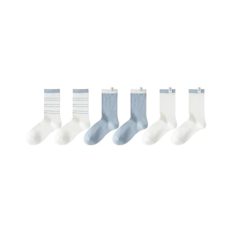Cotton Gene Mid Calf Socks Women's Combo Set-58
