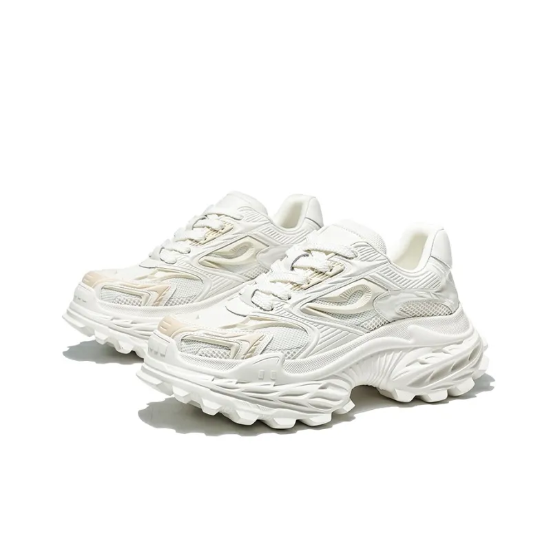 MOERBAI Lava Series Breathable Height Increase Low Top Chunky Sneakers Men's-2