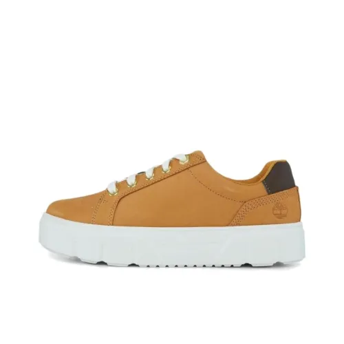 Timberland Anti Slip Wear Resistant Low Top Skateboard Shoes Women's Orange