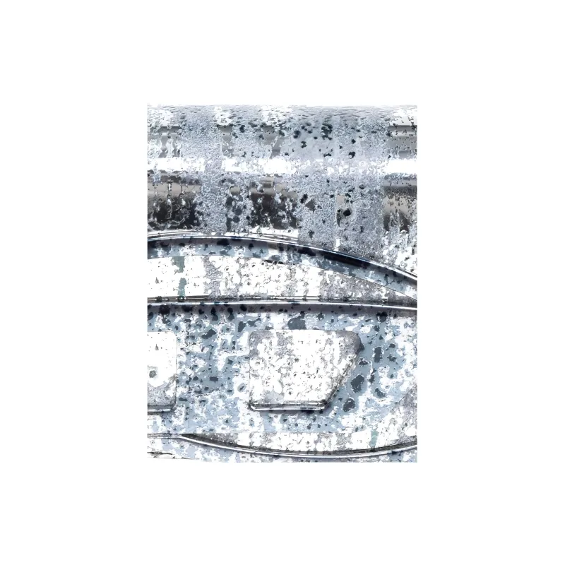 DIESEL PU Shoulder Bag Women's Silver-3