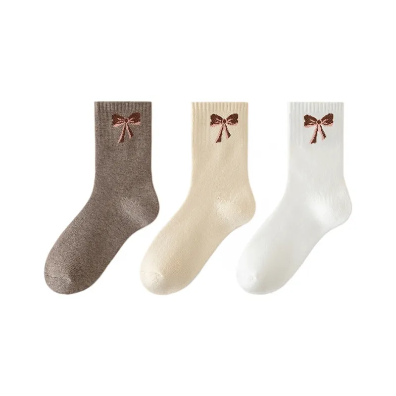 H YXIANG Mid Calf Socks Women's Combo Set-4