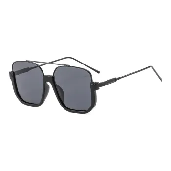 SOMAN PC Metal Square Sunglasses Unisex