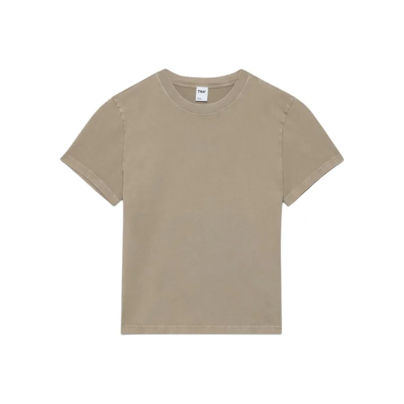 ARITZIA T-Shirt Women's Lived-in Nomad Taupe-0