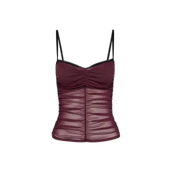 Miaou RENZO TUBE TOP Camisole Women's Reddish Brown