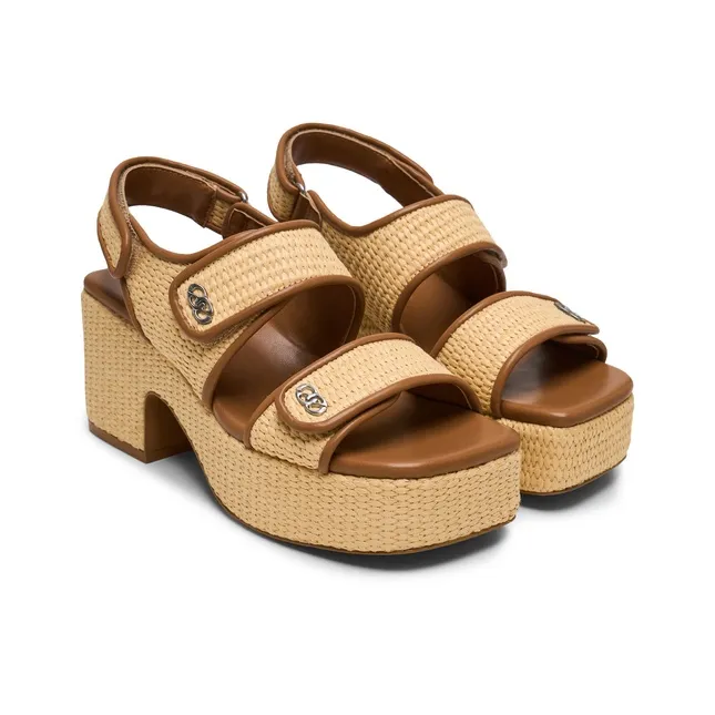Lost In Echo One Strap Sandals Women's Grass Weaving Color-2