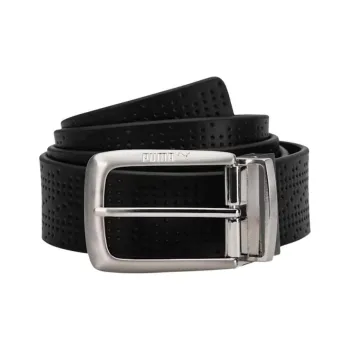 PUMA Split Cow Leather, Leather Belts Men's Black 