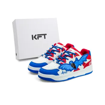 KFT Heart Wings Anti Slip And Wear Resistant Height Increasing Low Top Skateboard Shoes Unisex