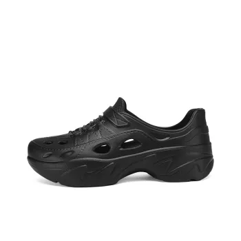 Topland Clogs Men's Black/Gray/Khaki