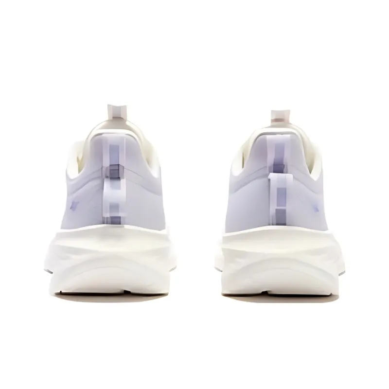 361° Cushioning, Wear Resistant Low Top Running Shoes Women's White Purple-2