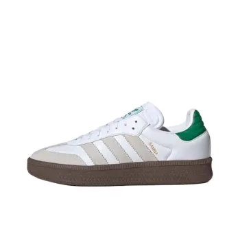 Adidas Originals SAMBA XLG Anti Slip Wear Resistant Low Top Skateboard Shoes Unisex White Brown Green