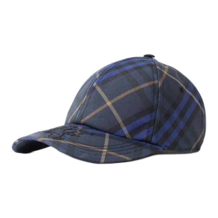 Burberry Polyester, Cotton Baseball Caps Men's Blue-0