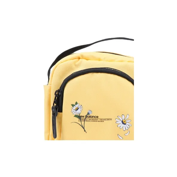 New Balance Embroidery Crossbody Bag, Shoulder Bag Regular Unisex Yellow-4