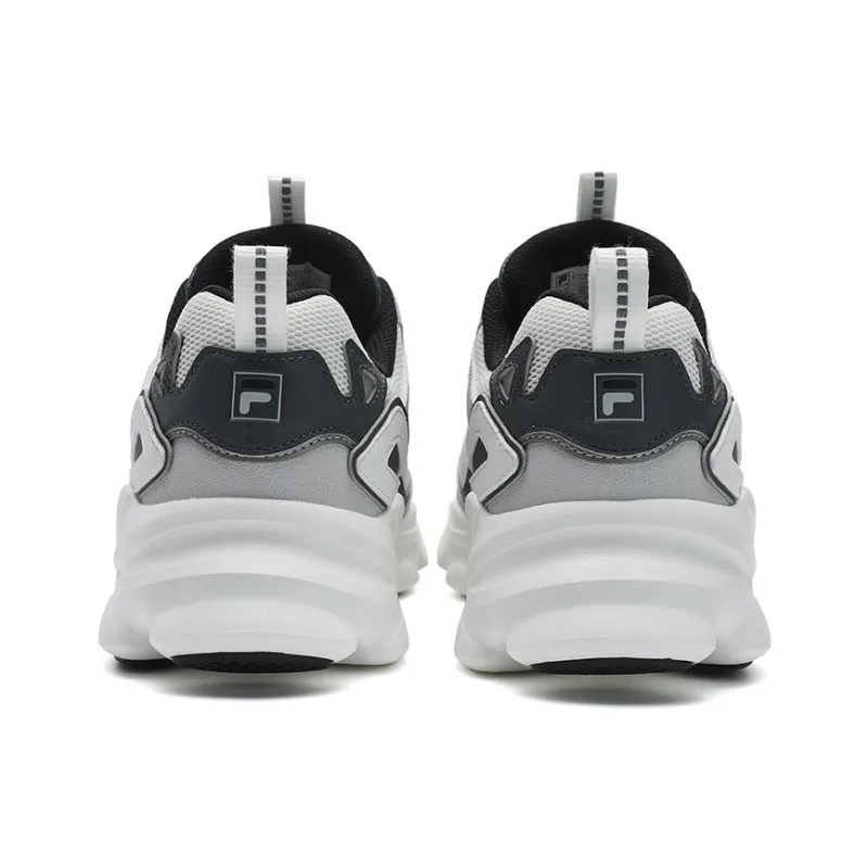 FILA SKIPPER 1S Captain 1S Wear resistant, Lightweight, Breathable, And Non slip. Low Top Casual Shoes Men's Black Gray-3