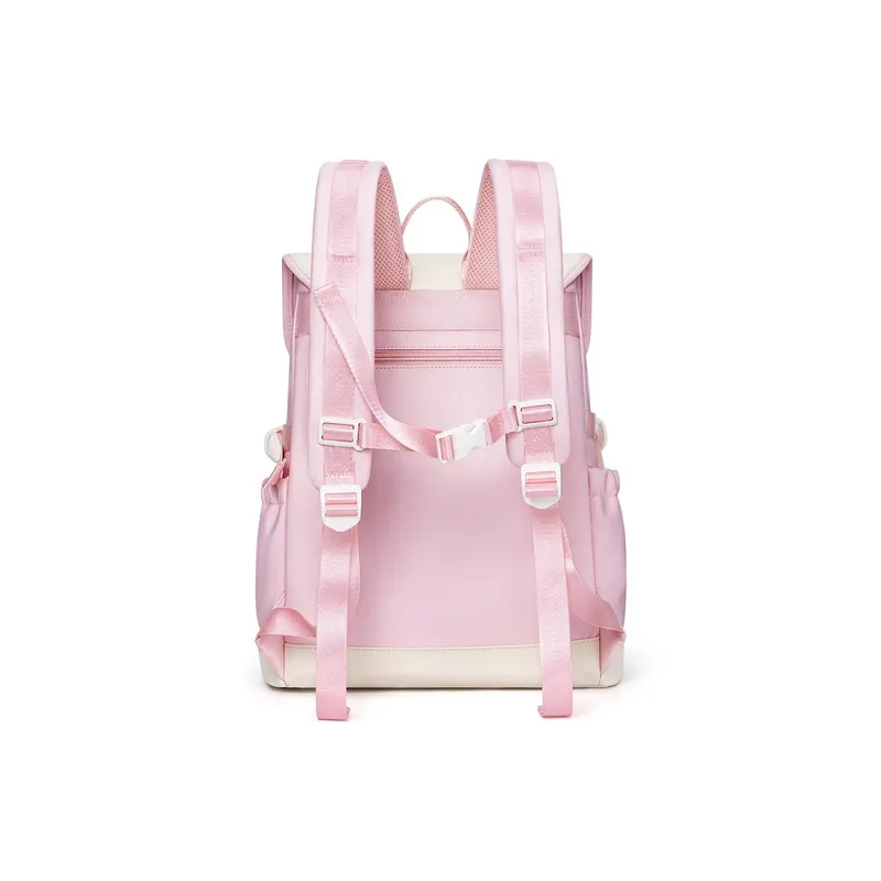 CNOLES Fabric Backpack Regular Women's Cardamom Pink/Ice Sea Blue-2