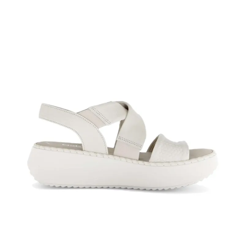 Gabor Fashion One Strap Sandals 5.5cm Women's Beige-1