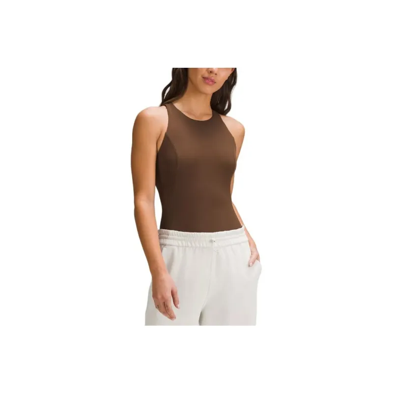 Lululemon High-Neck Tight-Fit Shelf Bodysuit Bodysuits Women's-2