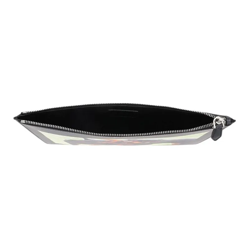 GIVENCHY Cow Leather Clutch Men's Black-1