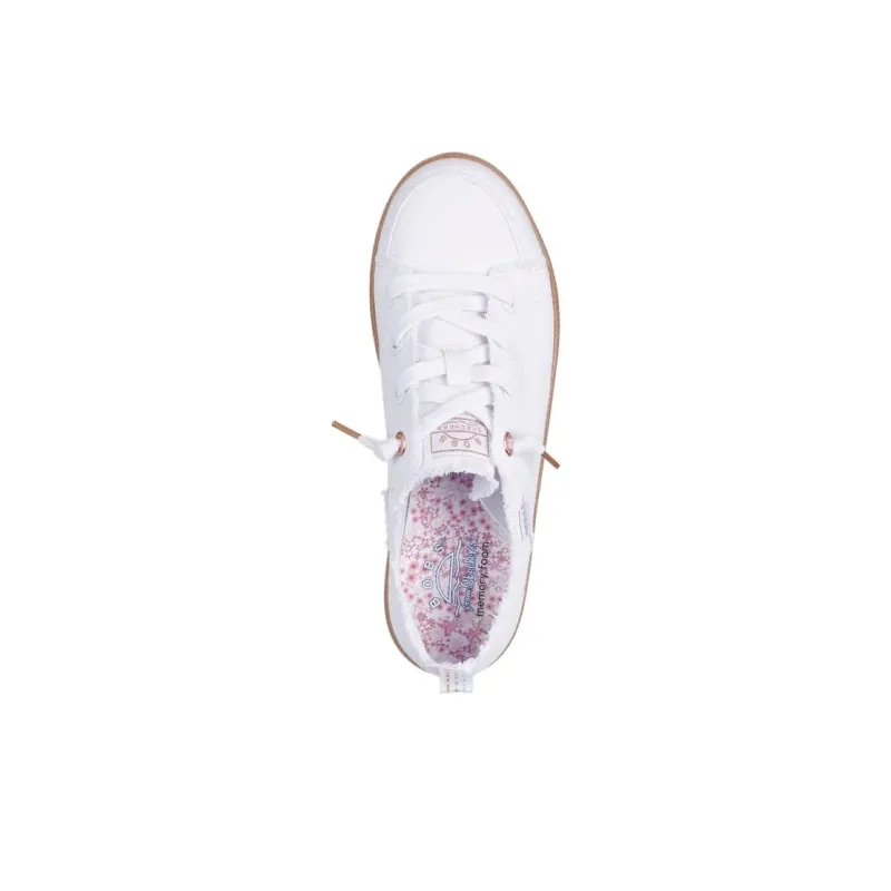 Skechers BOBS B Cute 2.0 Low Top Skateboard Shoes Women's White-2