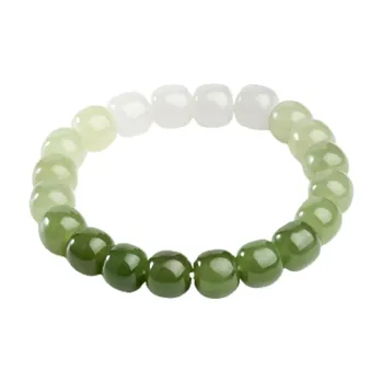 Oriental Jade Bracelets Pale Greenish White Jade Women's