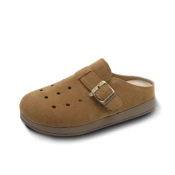 GESHE Rubber Sole Abrasion Resistant Closed Toe Slippers Women's