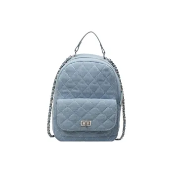 HCXK Denim Backpack Large Size Women's Blue