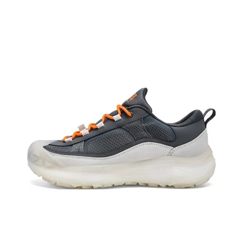 JEEP SPIRIT Slip Resistant, Abrasion Resistant, Moisture Wicking, Lightweight Low Top Casual Shoes Men's Time Gray