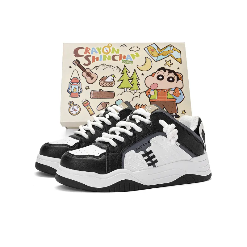 Crayon Shinchan Low Top Skateboard Shoes Unisex-0
