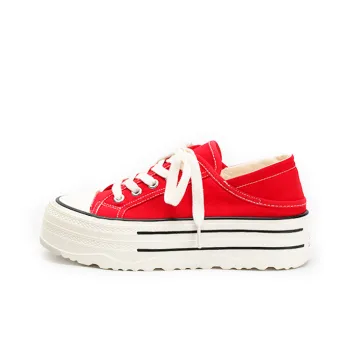Zun'er Height Increasing Quick Dry Low Top Canvas Shoes Women's