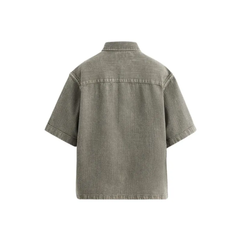 ZARA Shirt Men's Brown/Dark Taupe-1