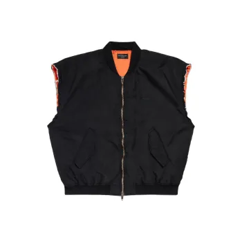 Balenciaga Vest Loose Fit Men's Black