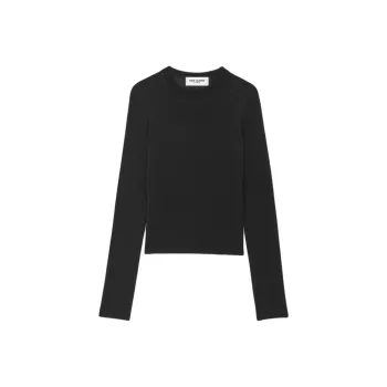 SAINT LAURENT Crewneck Knitted Jumper