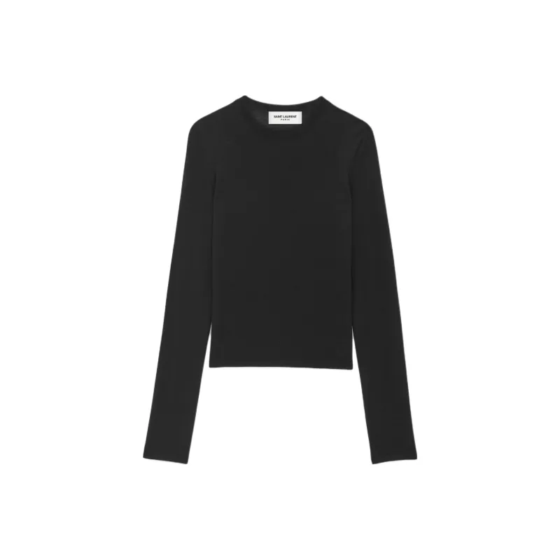 SAINT LAURENT Crewneck Knitted Jumper-0