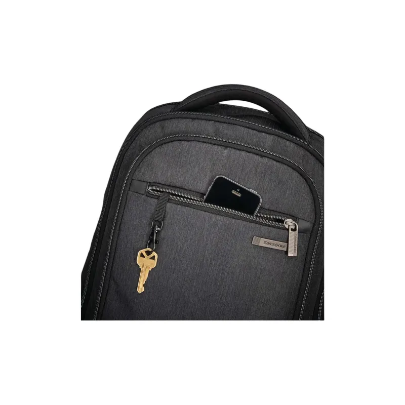 SAMSONITE Nylon Fabric Backpack Unisex Black-2