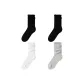 G-(Black 2+White+Light Heather Gray)
